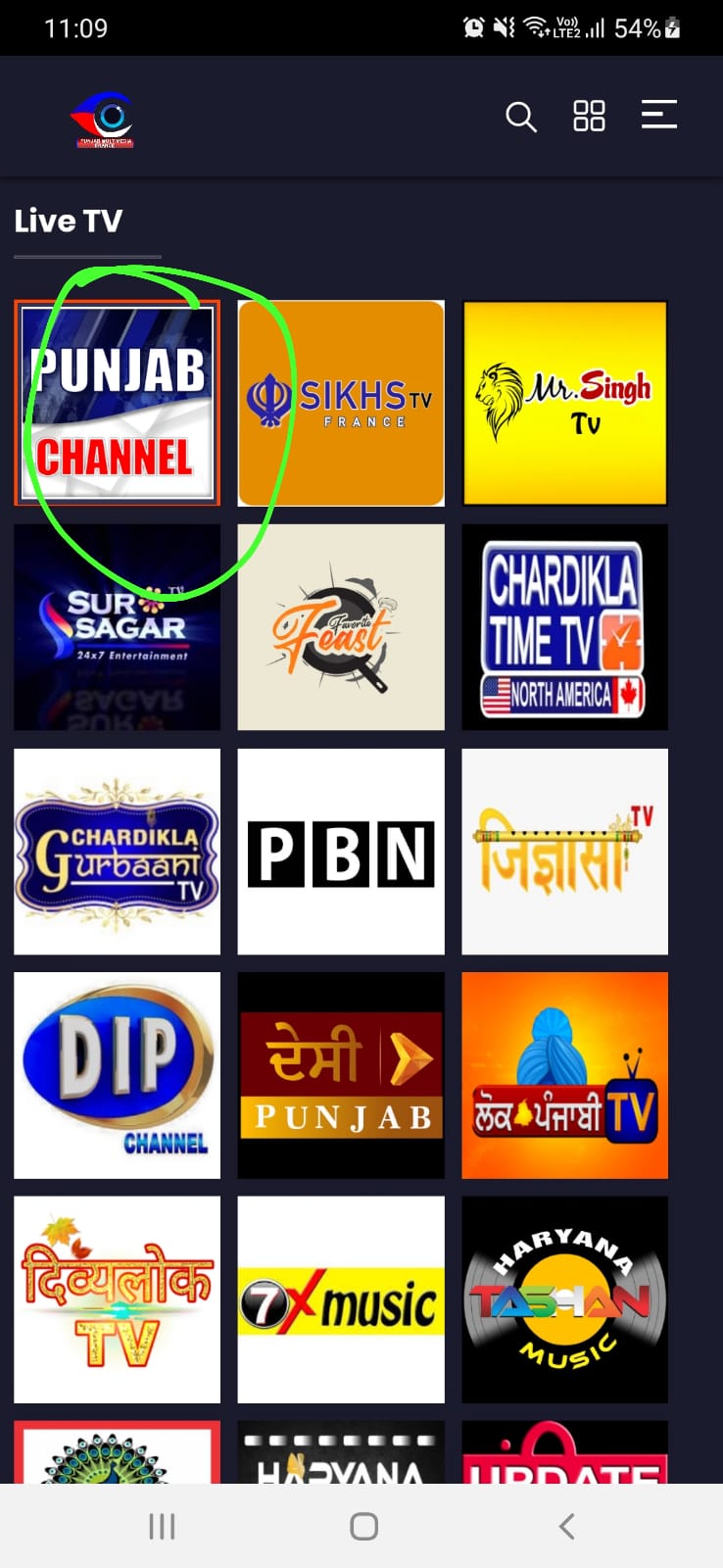 Live 24 x 7 TV Channels - OTT Platform